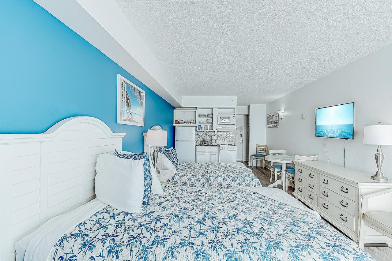 Ocean Front Comfy Condo W/Kitchen, Sleeps 4, Snowbird Paradise Myrtle Beach Kültér fotó