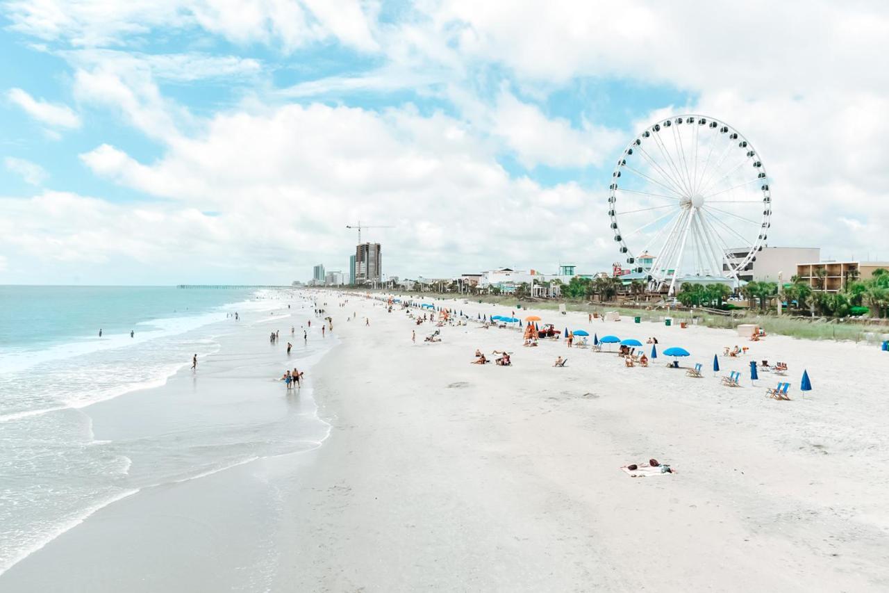 Ocean Front Comfy Condo W/Kitchen, Sleeps 4, Snowbird Paradise Myrtle Beach Kültér fotó