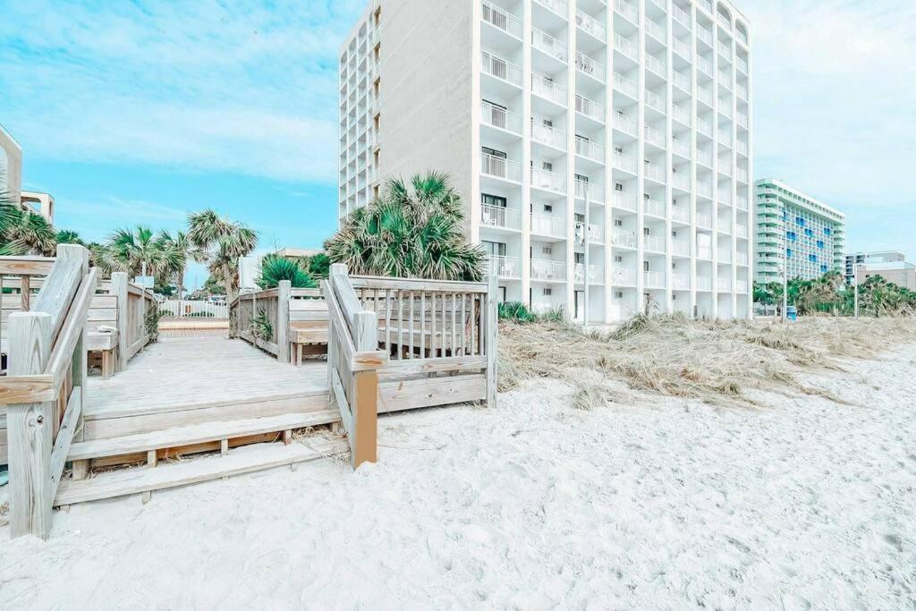 Ocean Front Comfy Condo W/Kitchen, Sleeps 4, Snowbird Paradise Myrtle Beach Kültér fotó